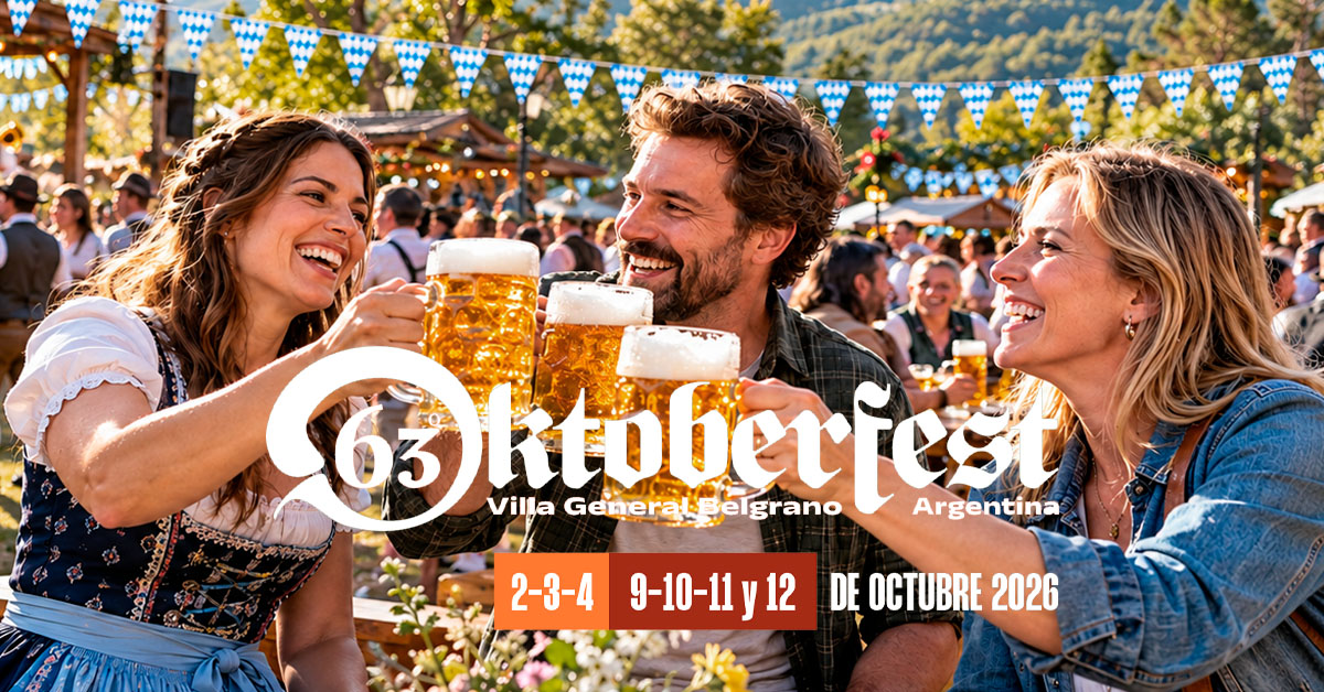 Arranca la Oktoberfest 2026 en Villa General Belgrano: grilla, precios y horarios - Imagen 1