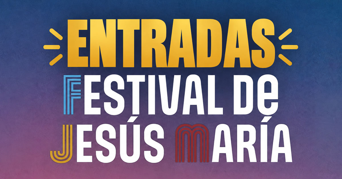 Jesús María 2027: arrancó la venta de entradas y la general cuesta $60.000 - Imagen 1