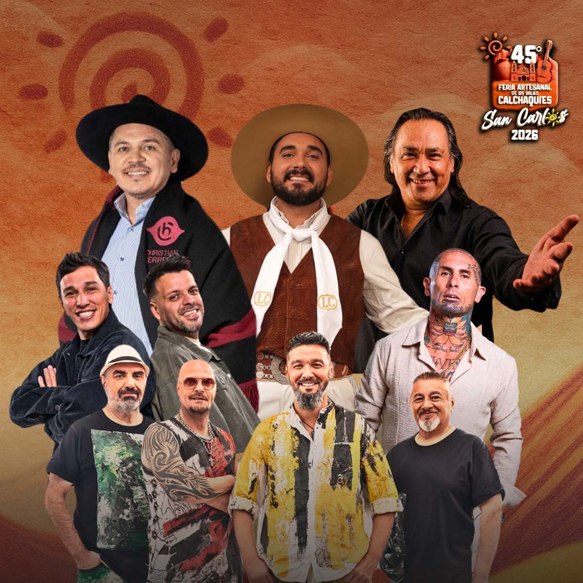 Grilla Artistas Festival De San Carlos 2026