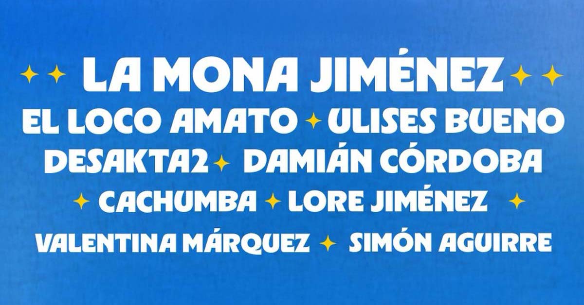 Grilla Artistas Festival Nacional De Cuarteto 2026 en Jesús María