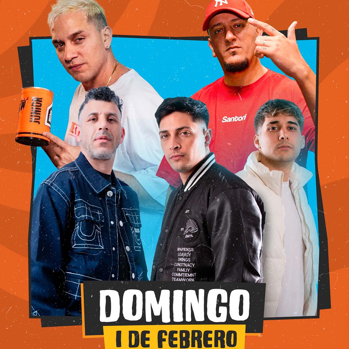 Grilla Rivadavia Canta Al País domingo 1 de febrero de 2026