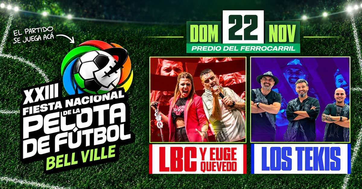 Grilla Fiesta de la Pelota de Fútbol 2026