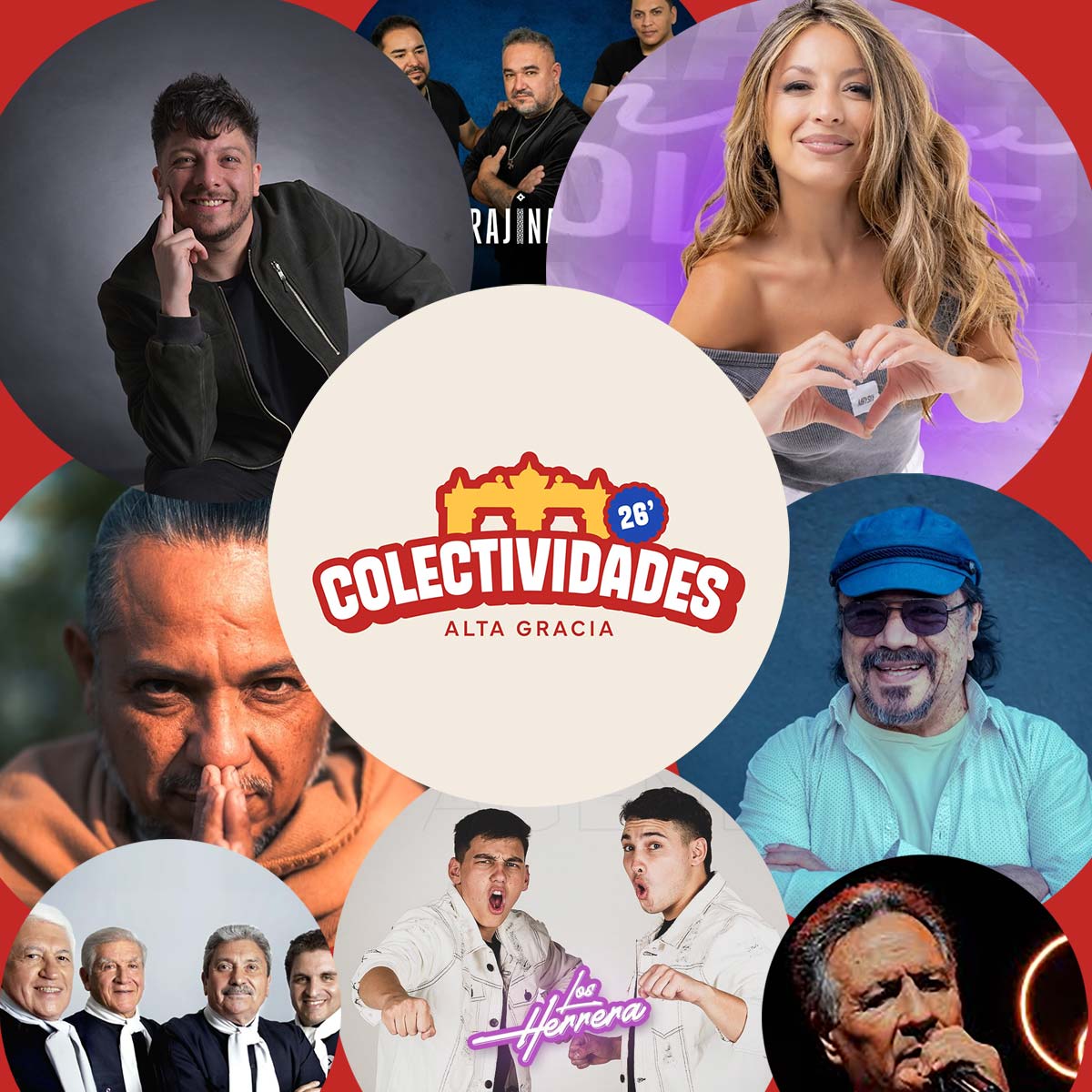 Grilla Artistas Fiesta Colectividades Alta Gracia 2026