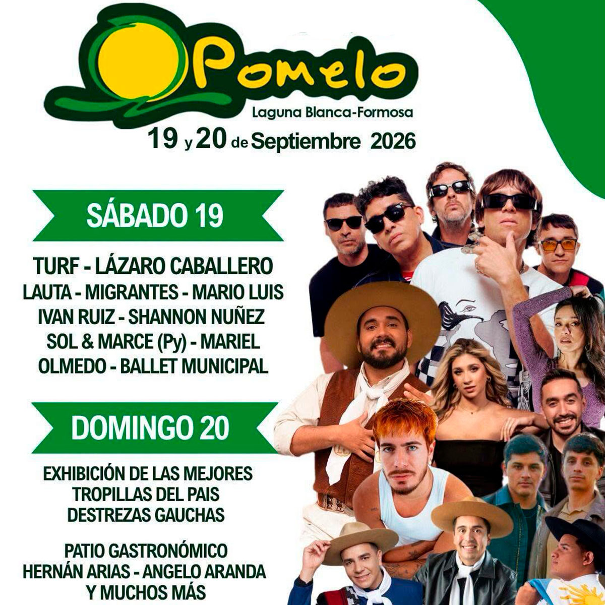 Grilla Fiesta del Pomelo 2026