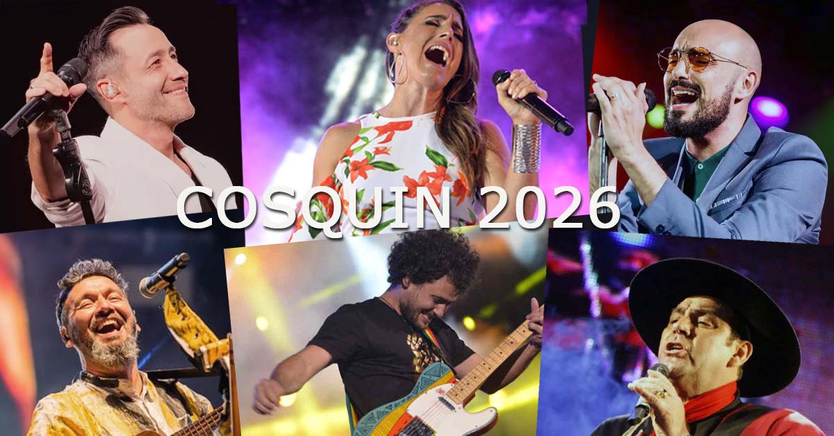 Grilla Artistas Completa Cosquin Folklore 2026 - Grilla Cosquin 2026 Dia Por Dia