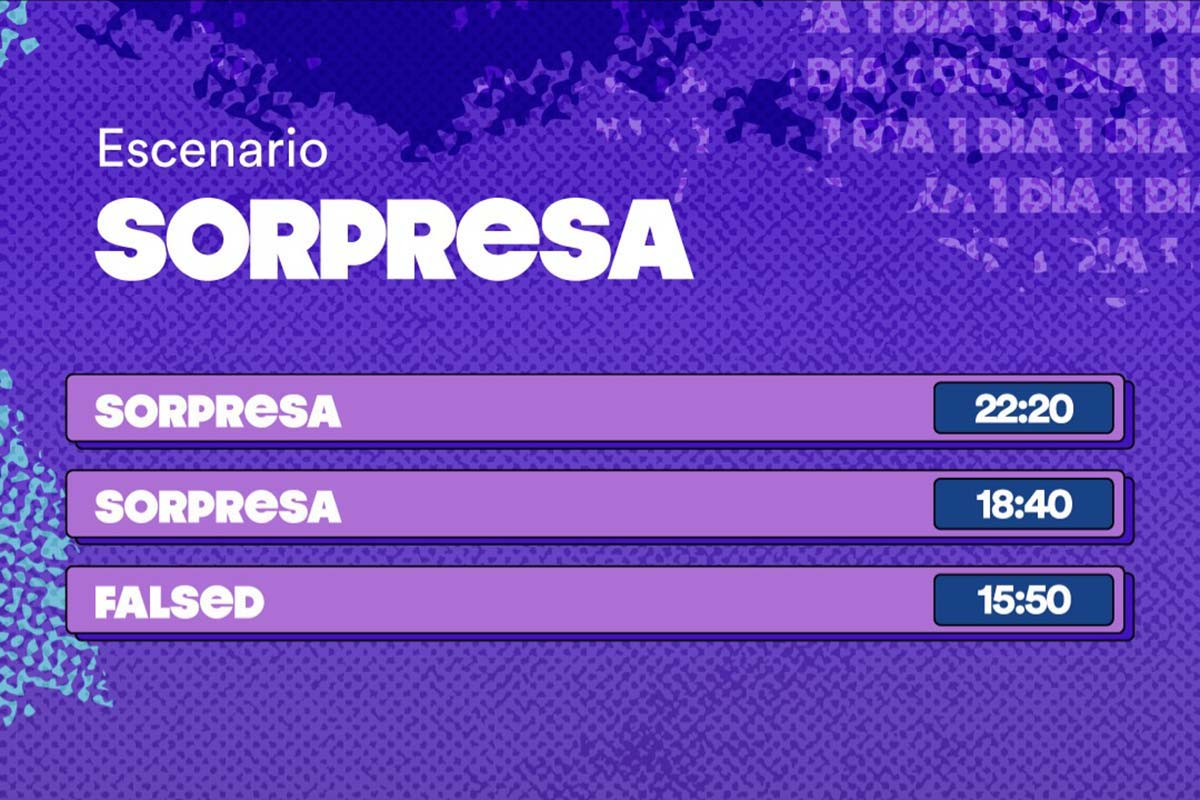 Line Up, Cronograma y Horarios de la Grilla del Día sábado 14 de febrero del Cosquín Rock 2026 - Escenario Sorpresa