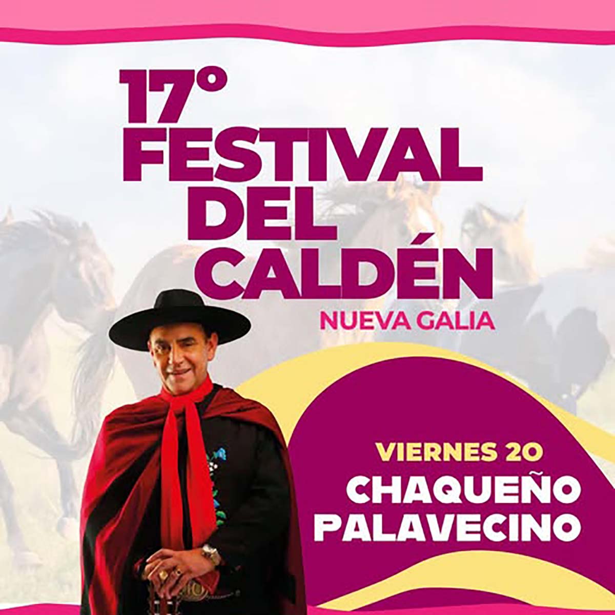 Grilla Artistas Festival Del Caldén 2026