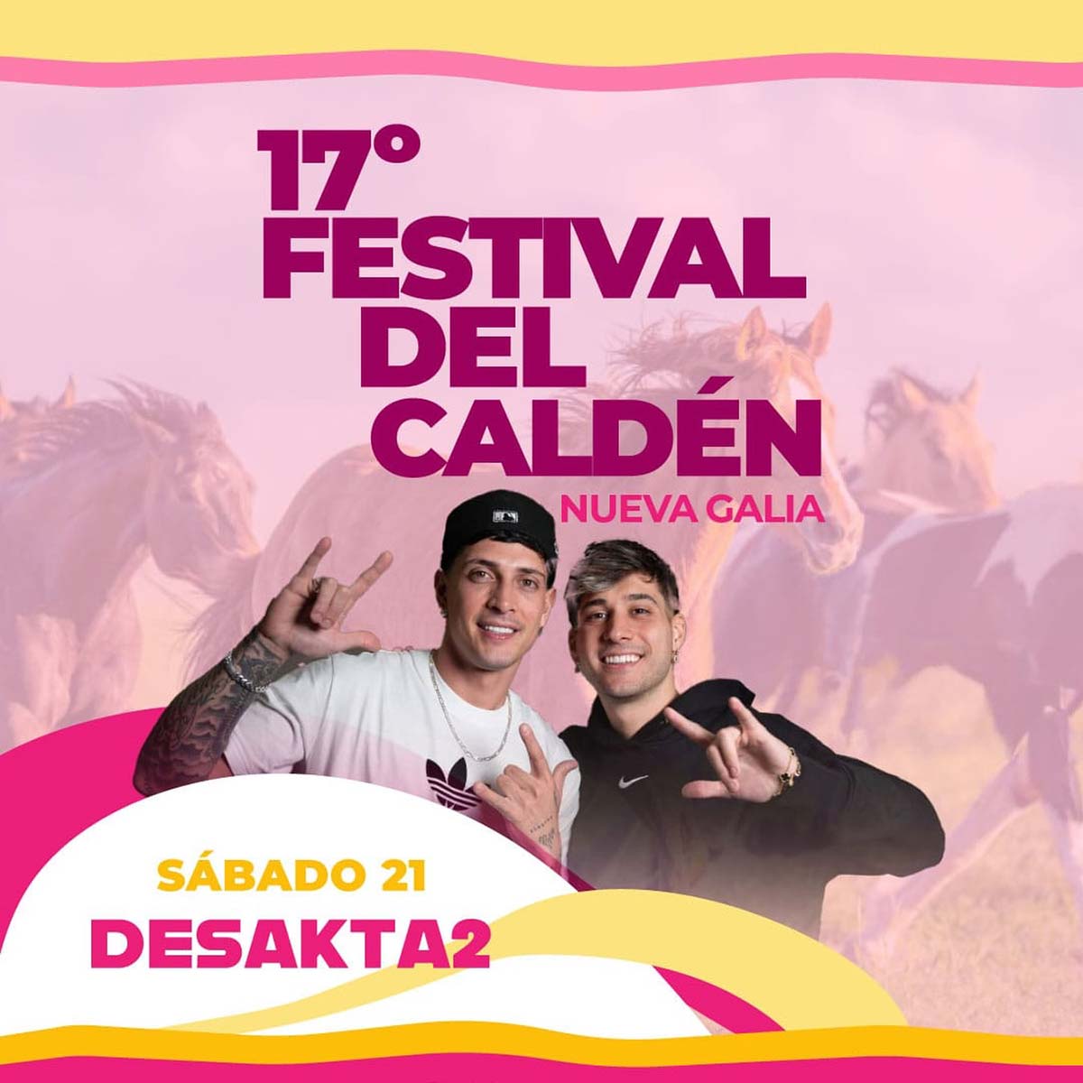 Grilla Artistas Festival Del Caldén 2026