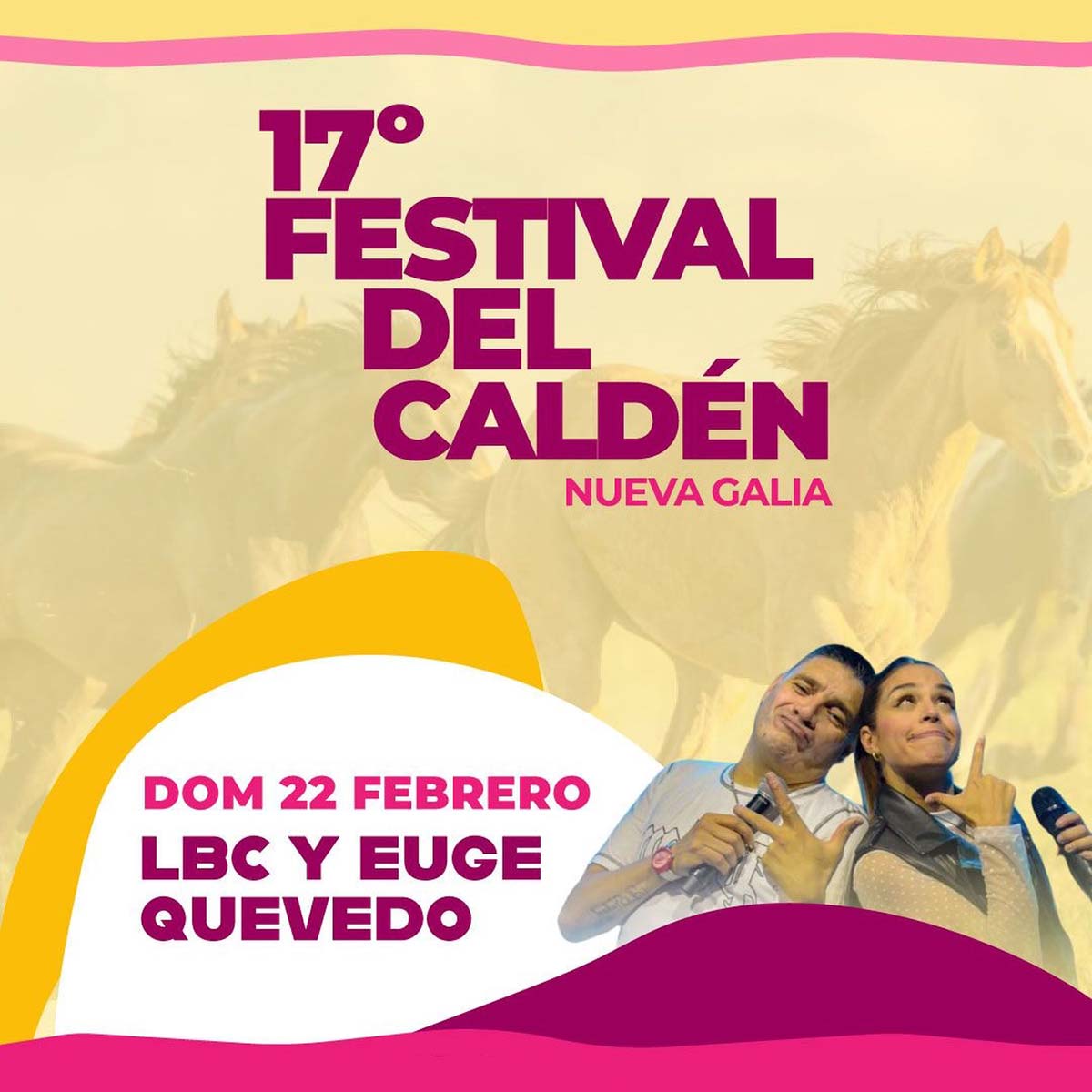 Grilla Artistas Festival Del Caldén 2026