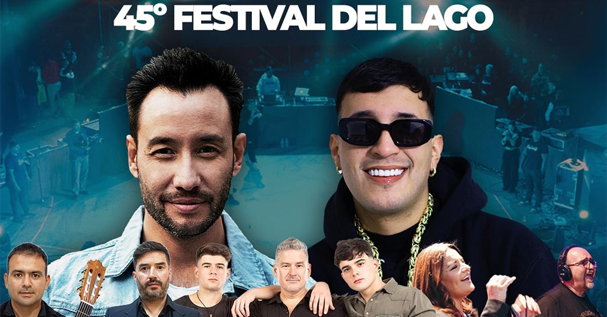 Grilla Artistas Festival Del Lago de Villa Rumipal 2025