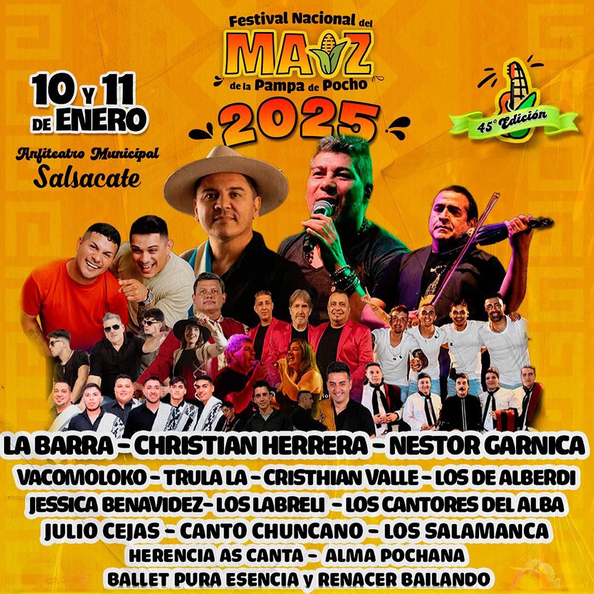 Grilla Festival del Maíz de la Pampa de Pocho de Salsacate 2025