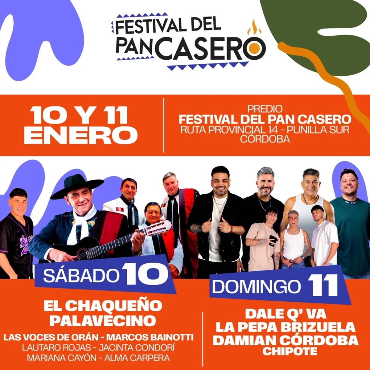 Grilla Festival del Pan Casero 2026