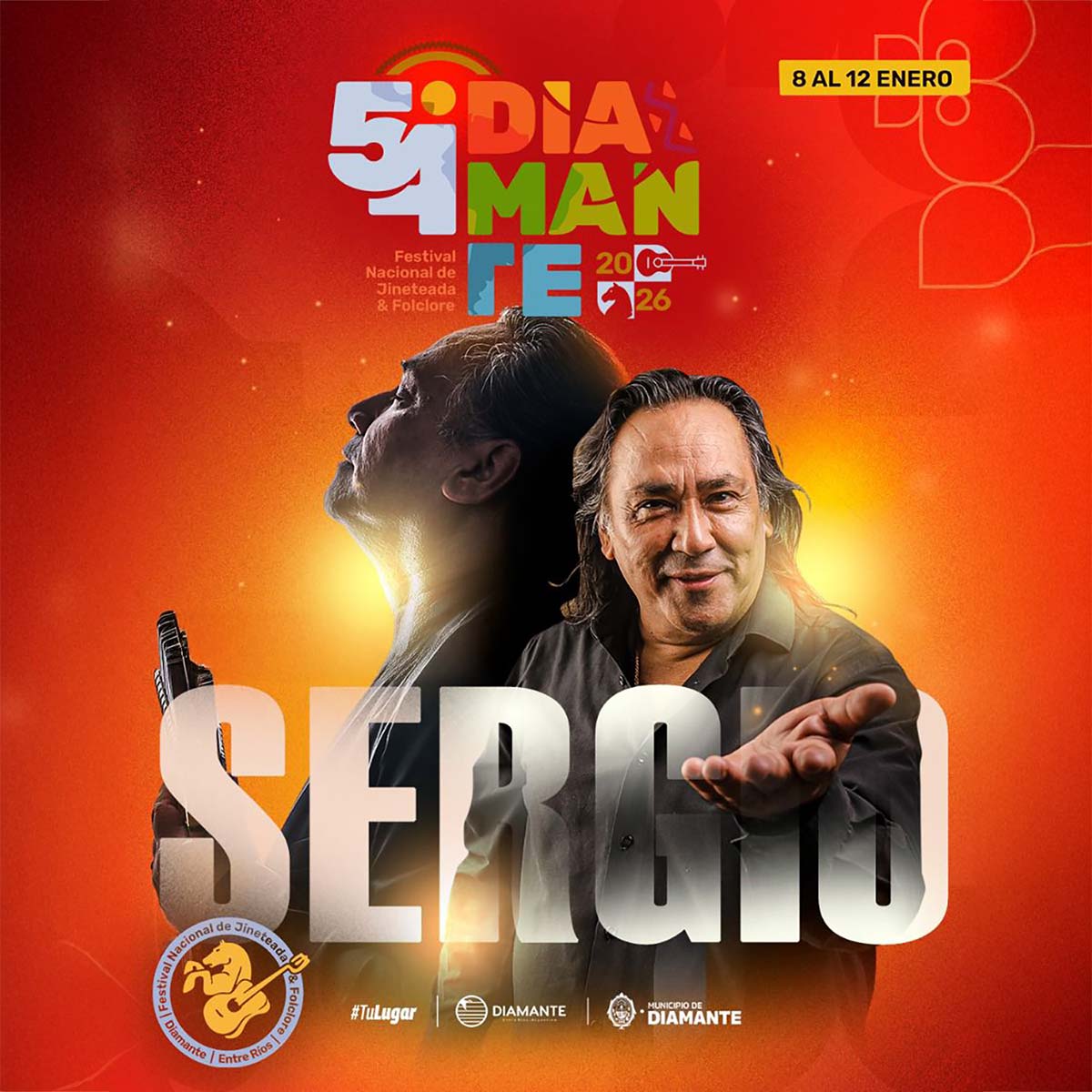 Grilla Artistas Festival Diamante sábado 10 de enero de 2026