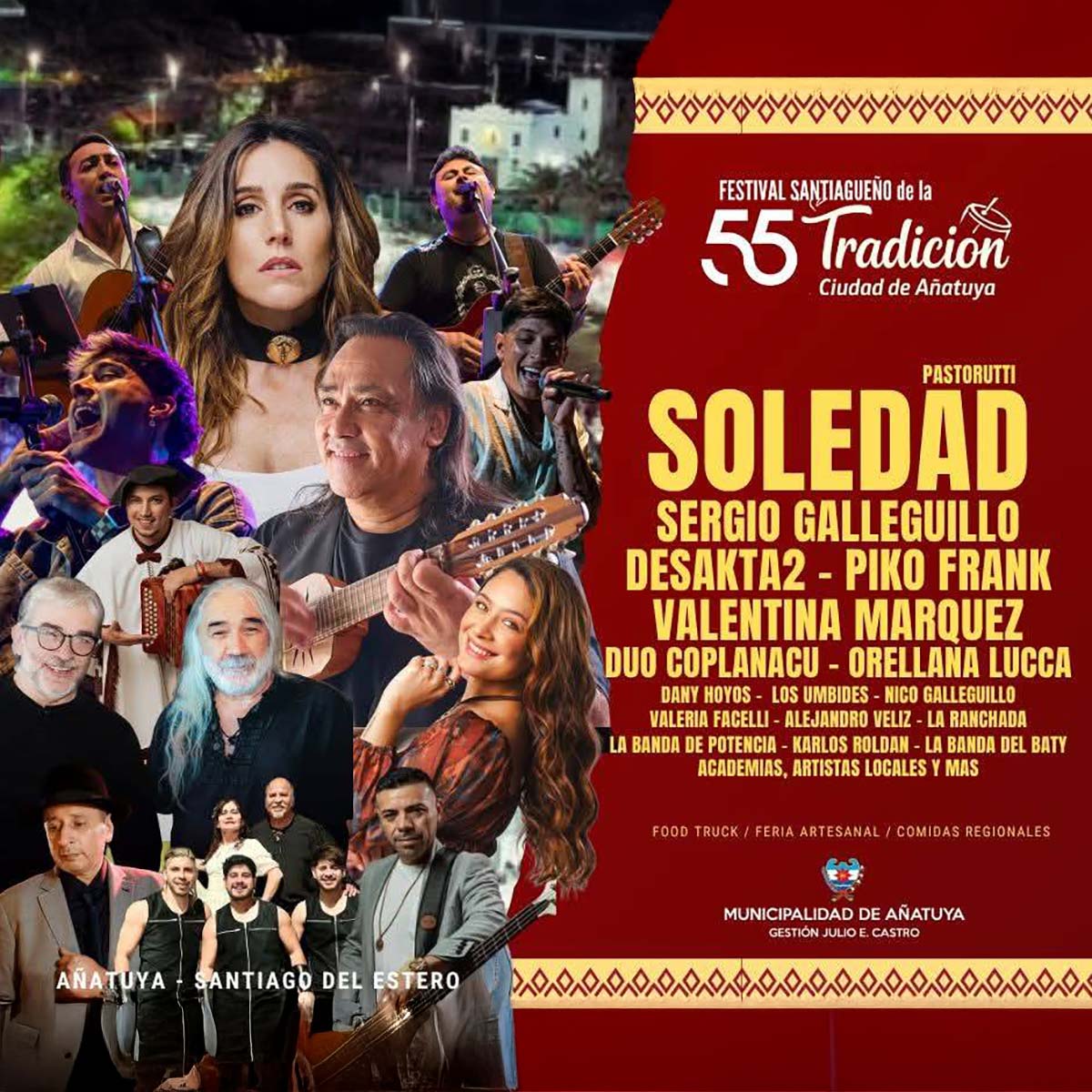 Grilla Artistas Festival Santiagueño De La Tradición 2026