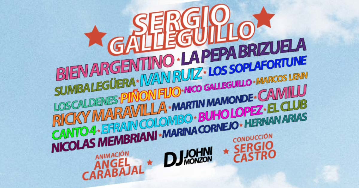 Grilla Artistas Fiesta Chayera 2026