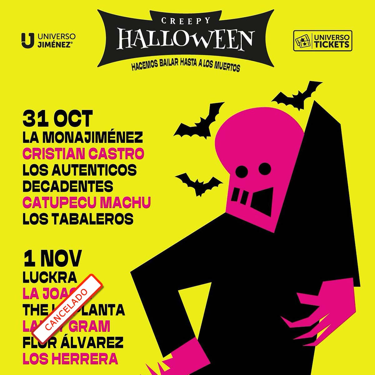 Grilla Fiesta Creepy Halloween Córdoba 2025