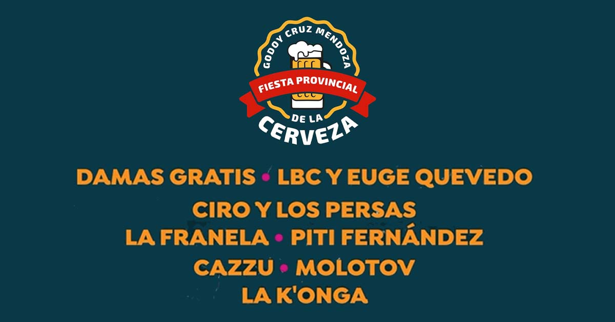 Grilla Fiesta de la Cerveza de Godoy Cruz 2025