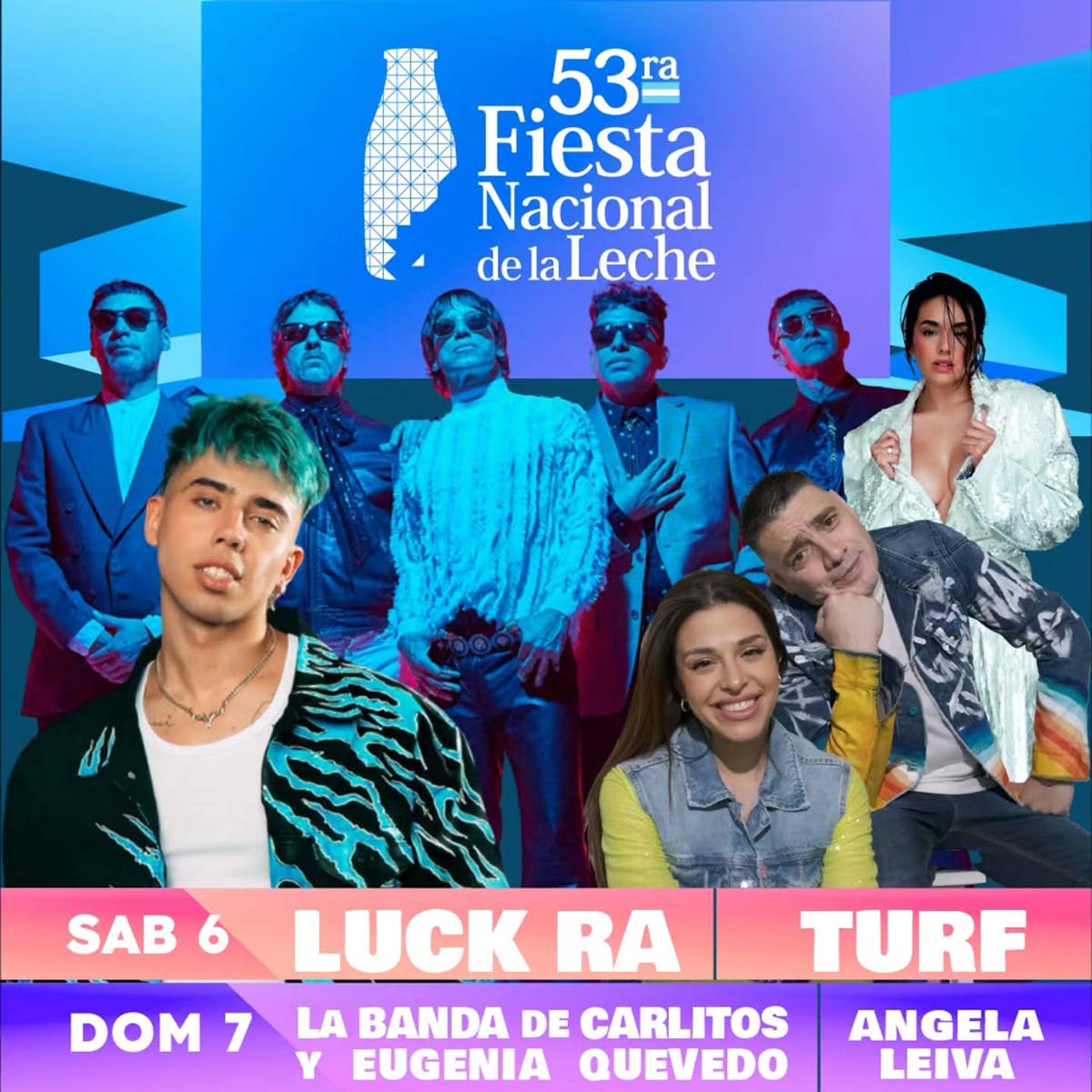 Grilla Artistas Fiesta De La Leche  2025