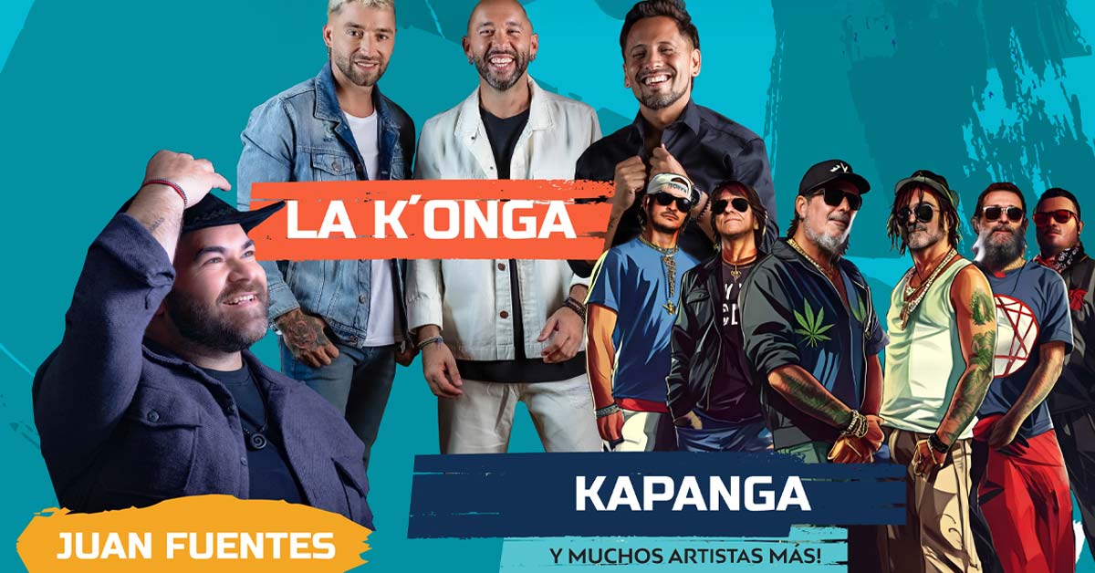 Grilla Artistas Fiesta De La Pelota de Futbol 2025