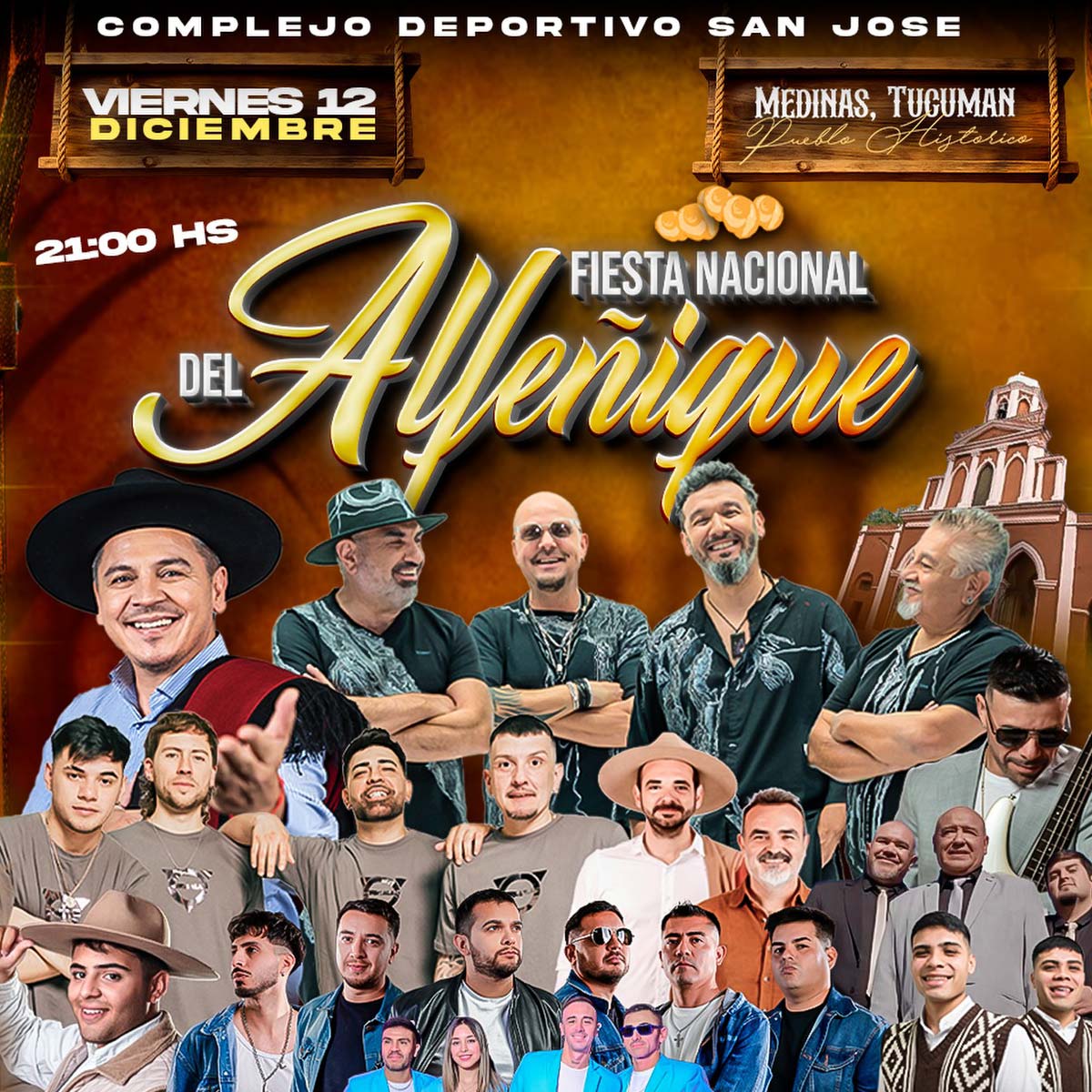 Grilla Artistas Fiesta Del Alfeñique de Medinas 2025