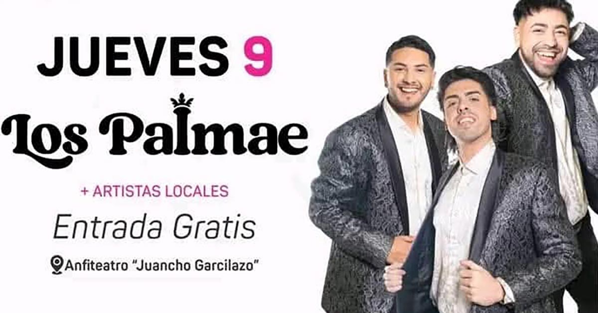 Grilla Artistas Fiesta del Lago de Federación jueves 9 de enero de 2025