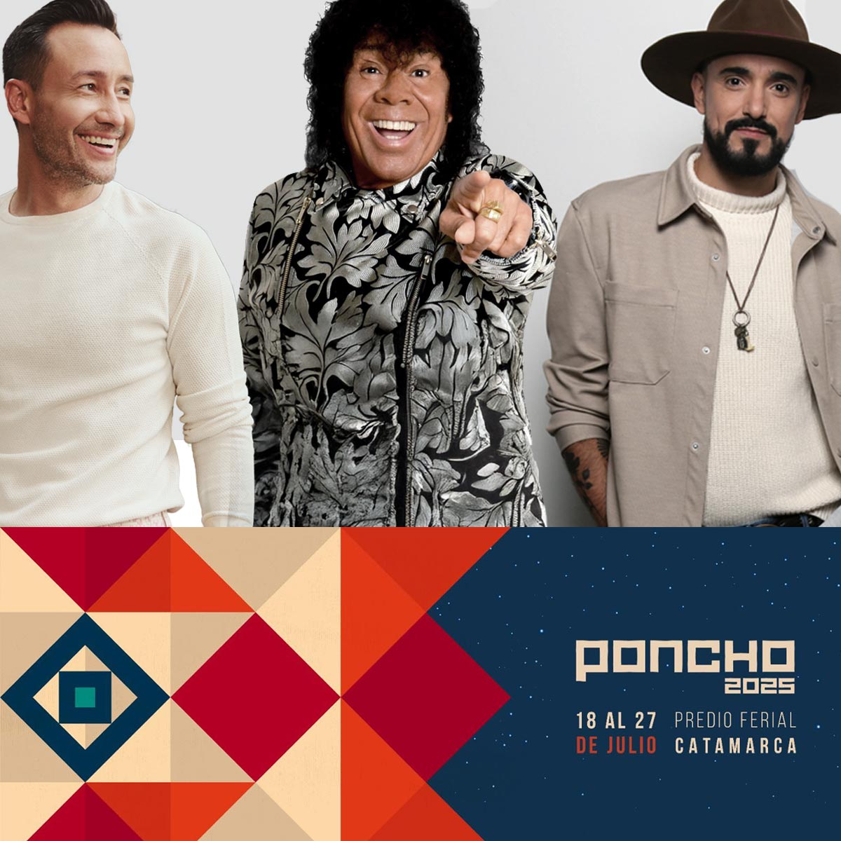 Grilla Artistas Fiesta Del Poncho de Catamarca 2025