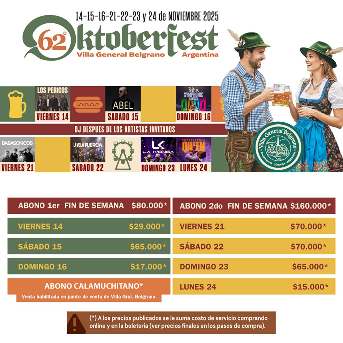 Precio Entradas Oktoberfest Argentina