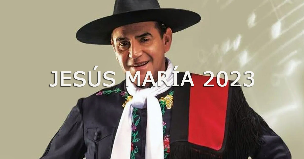 Grilla Artistas Festival Jesus Maria viernes 13 de enero de 2022
