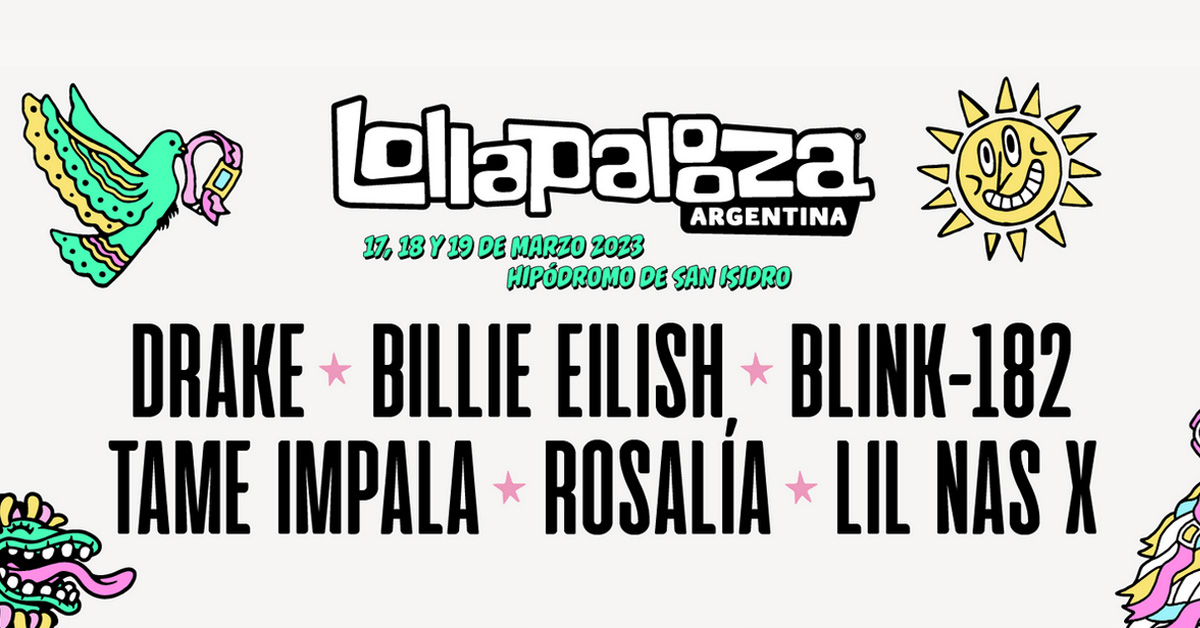 Grilla Festival Lollapalooza Argentina 2023