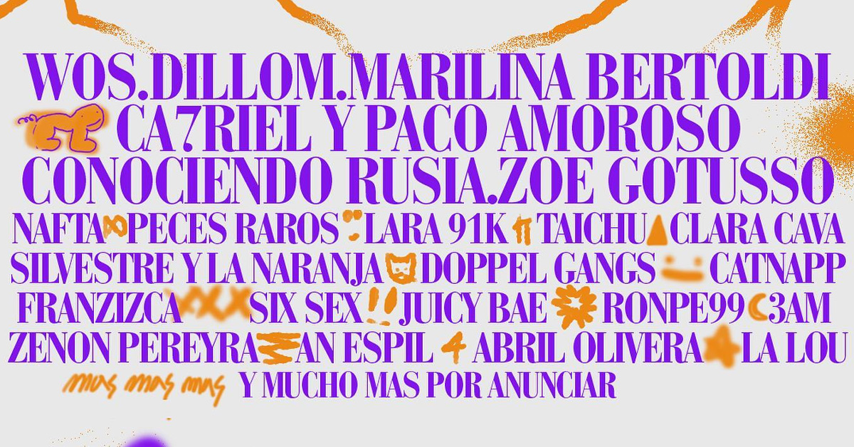 Grilla Artistas Festival Nueva Generacion 2022