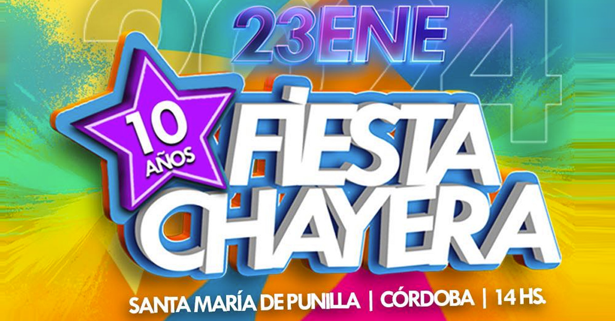 Fiesta Chayera de Santa María de Punilla 2024